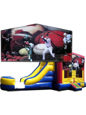 (C) Sports Banner Bounce Slide combo (Wet or Dry)