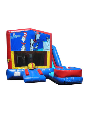 (C) Cat in the hat 7n1 Bounce Slide combo (Wet or Dry)