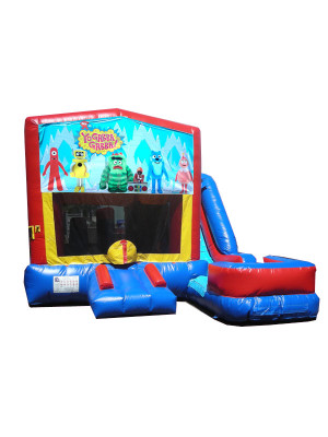 (C) Yo Gabba Gabba 7n1 Bounce Slide combo (Wet or Dry)