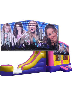 (C) Hannah Montana Bounce Slide combo (Wet or Dry)