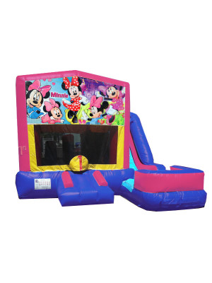 (C) Minnie Mouse 7N1 Bounce Slide combo (Wet or Dry)
